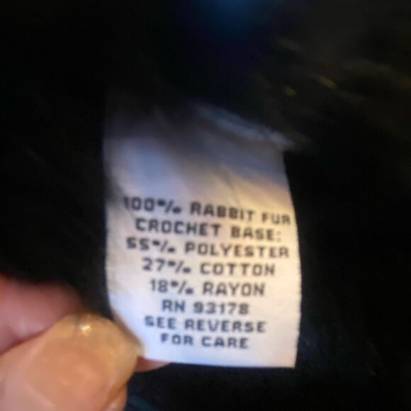 Amazing! The Cashmere Project black 100% rabbit fur cardigan jacket med 🔥 - Picture 7 of 11